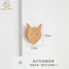 Estrellas y Nubes Mango de Madera para Niños Puerta de Gabinete Cajón Mango de Madera Muebles Adhesivo sin Clavos Agujero Único Mango de Oso