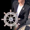Broche para hombre coreano broche para traje de hombre corsage de estilo británico de alta gama accesorios simples pin de solapa de traje atmosférico hebilla de cuello