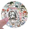 105 Novos Adesivos Graffiti Estilo Q Não-Humano para Decorar Geladeira Patinete Adesivos Personalizados DIY Fabricante Atacado