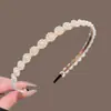 Diadema de Perlas 2026 Nuevo Estilo Pinza para el Cabello para Mujer Diadema de Alta Gama Tocado Plancha para el Cabello Parte Superior Alta del Cráneo Accesorios para el Cabello