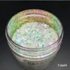 Pó de Brocado Nuvem Camaleão de Alta Transparência, Fragmentos de Pó Camaleão Óptico, Pó de Opala de Grau Cosmético Resistente a Solventes, Fábrica de Pó de Gelo