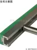 Haste de Conexão/Haste de Suporte para Guarda-corpo Barra Redonda de Aço Inoxidável Pino Acessórios de Suporte para Máquinas Transportadoras Haste Dentada Interna/Externa