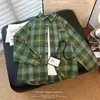 2026 Nueva Camisa de Cuadros de Manga Larga para Hombre Marca Americana de Tendencia Moda Holgada Tallas Grandes Casual Retro Camisa Casual