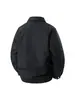 Estilo Novo Masculino Primavera e Outono Transfronteiriço Tamanho Grande Gola Lapela Roupa de Trabalho Top Toque de Alto Padrão Jaqueta Camisa Listrada Administrativa