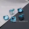 Venta al por mayor de fábrica Biselado Cuadrado Espinela Azul #106 Piedra Suelta 4*4-10*10mm Piedra Suelta de Alta Calidad Se Puede Cerar