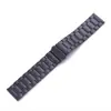 Adecuado para Apple iwatch correa de tres cuentas Samsung Huawei GT tres acero inoxidable con correa de reloj inteligente de metal