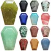 Pingente de Pedra Natural Coração Nu Amazon Crystal 2cm Formato de Coração