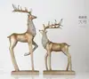 Adornos Creativos de Estilo Europeo Adornos para el Hogar Adornos para Salas de Muestras Ciervo Manualidades de Resina para Oficina Decoraciones Suaves
