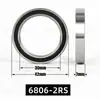 Rodamiento de Bolas de Ranura Profunda de Pared Delgada Cuerda de Tracción para Mascotas 6806-2Rs Rodamiento de Bicicleta 6806Zz 30*42*7mm