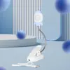 Serie Spaceman Creativa Mini Lámpara de Mesa Pequeña Luz Cálida con Clip Dormitorio Protección Ocular Lámpara de Aprendizaje Lectura Luz de Noche de Cabecera
