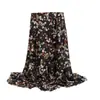 Inverno 2026 Venda Quente Cachecol Feminino Quente Espessado Europeu e Americano Algodão e Linho Toque Estampado Xale Cachecol de Pescoço Cachecol Longo