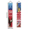 Cortina de Porta de Bandeira Pendurada de Casal para o Dia da Independência Americano de 250º Aniversário 1776-2026 Modelo Novo Transfronteiriço