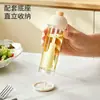 Botella de aceite con rociador inferior Lata de aceite con rociador vertical Olla de aceite a prueba de fugas para cocina Olla de aceite tipo spray Olla atomizadora para control de aceite