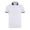 Polo de Verano de Solapa y Manga Corta con Logo Bordado Personalizado Algodón de Fibra Larga Camiseta Casual Camisa Cultural para Hombre y Mujer Personalización DIY