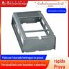 Processamento de chapas metálicas de precisão de fábrica de Foshan, gabinete de chassi de precisão, corte a laser, soldagem, pulverização, processamento de dobra