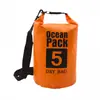 Bolsa de cubo impermeable multifuncional de stock de fábrica para senderismo en río, rafting en playa, bolsa de agua de malla de PVC de gran capacidad