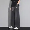 Jeans para hombre transfronterizos, nueva colección otoño 2026, estilo recto de corte holgado, pantalones de pierna ancha para adolescentes, pantalones largos casuales americanos