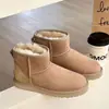 Botas de Neve Integradas de Pele de Ovelha Sangpo Transfronteiriças Clássicas 5854 Estilo Casal Botas de Algodão de Cano Alto Masculinas e Femininas Botas de Neve para Exterior