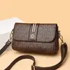 Nova Bolsa Transversal Pequena Estilo Francês de Nicho Versátil Ins Passeio Ombro Celular Pequena Bolsa Transversal para Mulheres de Meia-Idade