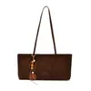 Bolso de hombro versátil vintage para mujer, bolso de axila elegante de gran capacidad, bolso tote simple a la moda, bolso de mano ligero para ir al trabajo
