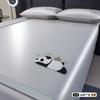 Tapete de Seda de Hielo para Niñas Lavable a Máquina Tapete de Verano Acondicionador de Aire Tapete Suave Juego de Tres Piezas 2025 Nuevo Tapete de Verano de Dibujos Animados