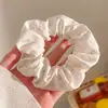 Scrunchie de verão estilo coreano com estampa de animal fofa para meninas, acessório de cabelo elástico simples franzido para rabos de cavalo