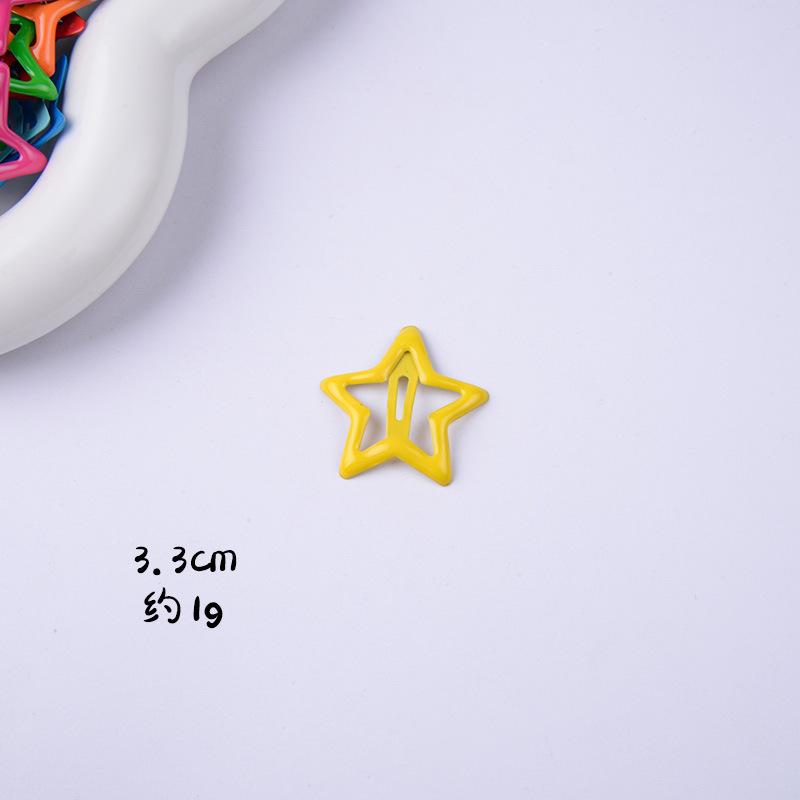 SKU图_星星发夹柠檬黄SL-60017