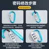 Candado, Candado para Casco de Bicicleta Eléctrica, Candado para Cesta de Bicicleta, Candado para Sombrero, Candado Antirrobo, Candado Pequeño, Candado en Forma de D, Candado para Bicicleta Eléctrica