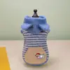 Roupas fofas de cachorro em desenho animado para outono e inverno, espessadas com capuz, roupas quentes de Teddy, Bichon 2026 casaco de fleece para cachorro de outono