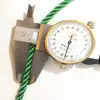 Cuerda de Poliéster de Tres Hilos, Cuerda Envuelta en Núcleo para Caja de Regalo, Cuerda Retorcida, Cuerda de 5 mm para Bolso de Compras, Cuerda de Papel Colorida para Bolsa, Cuerda para Asa