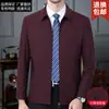 Chaqueta de marca, más vendida, liquidación, auténtica, de alta gama, con cuello, estilo de negocios para hombre, adecuada para hombres de mediana edad, primavera y otoño, prenda exterior casual