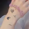 Amor Cupido Pequena Imagem Dedo Tatuagem Herbal Adesivo Impermeável Feminino Duradouro Em Forma de Coração Suco Braço Casal Masculino e Feminino