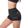 Pantaletas moldeadoras de cintura alta exclusivas transfronterizas para mujer, transpirables, invisibles, cómodas, malla transparente, control de abdomen, bragas para mujer al por mayor