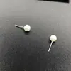 Brincos de Pérola Geométricos com Pino de Prata 925 para Mulheres, Brincos de Franja Modernos, Brincos de Luxo, Brincos Elegantes Retrô Venda por Atacado