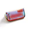 Bolsa de Cosméticos Transparente de Láser TPU Transfronteriza de Gran Capacidad Portátil Estuche para Cosméticos Viaje Bolsa de Artículos de Tocador Impermeable Colorida