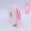 Fita de Malha com Borda de Cetim de 2,5 cm, Embalagem Colorida para Bolo de Aniversário, Fita para Flores, Fita para Embrulho de Presente