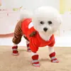 Sapatos de Inverno Refletivos para Cachorro Botas de Neve Espessas Antiderrapantes Coberturas de Sapato para Animais de Estimação Pomeranian Gato Teddy Cães de Porte Pequeno