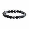 Nuevo Pulsera de Copo de Nieve de Piedra Estilo Coreano Simple Transfronteriza para Estudiantes Pulsera Retro Celebridad de Internet para Hombres Novia Regalo Joyería Yiwu