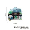 Imanes Divertidos de Acrílico Culturales y Creativos AI Lu Xun para Refrigerador, Souvenirs del Mercado de Shaoxing, Imanes para Check-in de Zonas Escénicas, Artículos Conmemorativos