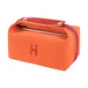 2022 Bolsa de Higiene Pessoal Casual Bolsa de Cosméticos Grande Capacidade Impermeável e à Prova de Poeira Bolsa de Armazenamento Portátil de Mão Bolsa de Lona Off-White