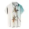 Camisa de Manga Corta Nueva de Venta Caliente para Hombre Vacaciones en Hawái Llamas Impresión 3D Casual Versátil Top para Hombre 2024