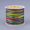 Pulsera de hilo de jade degradado de 72 hebras, cordón trenzado, joyería hecha a mano, hilo para abalorios, material de cordón trenzado, venta al por mayor