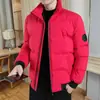 Marca de Roupa de Algodão para Homens, Outono e Inverno Espessada e Quente, Jaqueta Nova Tendência 2024 à Prova de Frio para Jovens e Meia-Idade, Jaqueta de Penas