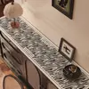 Tapete para Mesa Lateral, Tapete Protector para Mueble de TV, Sensación de Lujo Ligero de Alta Gama, Tapete Protector de Encimera de Cuero para Entrada Anti-Suciedad y Resistente al Desgaste