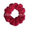 Anel de cabelo de cor sólida para cabelo grosso, anel de cabelo elástico, acessórios de cabelo europeus e americanos, corda para adorno de cabeça, fabricantes, lote à vista