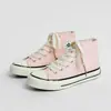 Zapatos de Lona de Caña Alta Retro de los Años 70 para Estudiantes Mujeres Primavera 2025 Ulzzang Versátiles de Tela Clásicos para Pareja Hombre