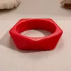 Pulseras Redondas Irregulares de Resina Manchada Transfronterizas Europeas y Americanas, Pulseras de Lujo Ligero y Alta Gama, Pulseras de Moda Exageradas Personalizadas