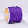 No. 72 Hilos de Seda Accesorios para Joyería DIY Productos Semiacabados Pulseras Tejidas a Mano Cordones para Collares Línea Especial para Nudos Chinos