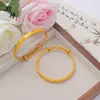 Pulsera de Oro Arena para Mujer de Larga Duración y Sin Desgaste, Popular Pulsera de Aliento de Bebé de Empuje y Tirón, Pulsera de Alta Gama Moderna y Versátil