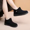 Botas de Nieve Nuevas de Invierno para Mujer, Botas de Invierno, Botas de Algodón, Zapatos de Algodón para Mujer, Zapatos Calentitos sin Cordones para Damas, con Forro Espeso y Felpa Añadida